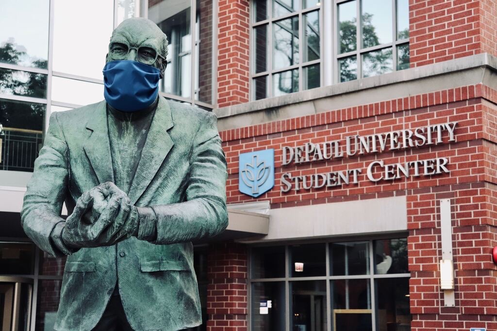 DePaul: No current plan to drop mask mandate despite new CDC guidelines – The Depaulia